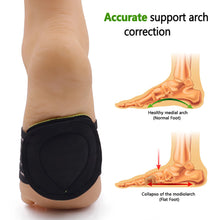 Load image into Gallery viewer, Green Arch Cover Breathable Flat Foot Correction Foot Pad Sports Running Pad Foot Pad Foot Health Care Arch Pad