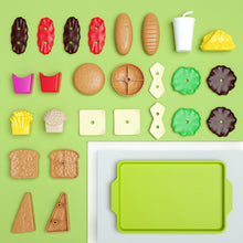 Load image into Gallery viewer, 9pcs/Set Simulation Hamburger Pretend Toy Detachable Fries Hotdog Sandwich Playhouse Food Sets For Kids Kitchen Toy Birthday Gift
