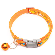 Load image into Gallery viewer, Adjustable Cat Collar Cat Fish Mouse Prints Bell Collar Kitten Necklace Pet Collars for Small Dog Necklace