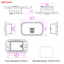 Load image into Gallery viewer, 12V/24V Car Motorcycle Charger USB Type-C PD3.0 USB3.0 Fast Charging Socket Charging RV Boat On Board