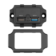 Load image into Gallery viewer, 12V-24V Car QC 3.0 USB PD Type C Fast Charger Socket with Touch Switch Power Outlet Quick Charge for Motorcycle RV Boat