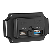 Load image into Gallery viewer, 12V-24V Car QC 3.0 USB PD Type C Fast Charger Socket with Touch Switch Power Outlet Quick Charge for Motorcycle RV Boat