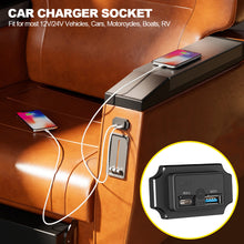 Load image into Gallery viewer, 12V-24V Car QC 3.0 USB PD Type C Fast Charger Socket with Touch Switch Power Outlet Quick Charge for Motorcycle RV Boat