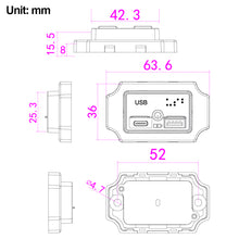 Load image into Gallery viewer, 12V-24V Car QC 3.0 USB PD Type C Fast Charger Socket with Touch Switch Power Outlet Quick Charge for Motorcycle RV Boat