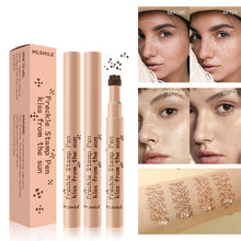 Load image into Gallery viewer, Natural Simulation Freckle Pen Waterproof Quick Drying Spotted Pen Color Rendering Long Lasting Dot Spot Pen Makeup Cosmetics