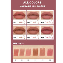 Load image into Gallery viewer, 12 Colors Matte Lipliner Lipstick Waterproof Non-sticky Long-lasting Nude Matte Lipstick Women Makeup Cosmetics