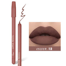 Load image into Gallery viewer, 12 Colors Matte Lipliner Lipstick Waterproof Non-sticky Long-lasting Nude Matte Lipstick Women Makeup Cosmetics