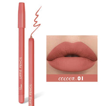 Load image into Gallery viewer, 12 Colors Matte Lipliner Lipstick Waterproof Non-sticky Long-lasting Nude Matte Lipstick Women Makeup Cosmetics