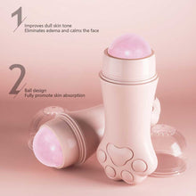Load image into Gallery viewer, Rose Quartz Face Oil Absorbing Ball Improve Dullness Eliminate Edema Smooth Skin Rejuvenation Portable Face Ball Skin Care