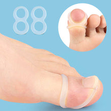 Load image into Gallery viewer, Ingrown Toenail Corrector Ring Elastic Washable Reusable Toenail Correction Silicone Ring Paronychia Restoration Tool