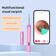 Load image into Gallery viewer, Intelligent Visual Luminous Ear Pick Wireless Rechargeable High-Definition Endoscope Ear Wax Removal Cleaning Tool