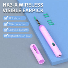 Load image into Gallery viewer, Intelligent Visual Luminous Ear Pick Wireless Rechargeable High-Definition Endoscope Ear Wax Removal Cleaning Tool