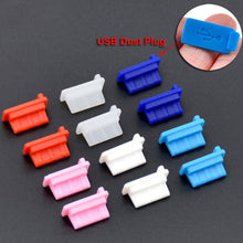 Load image into Gallery viewer, 5PCS Standard USB 2.0/3.0 Female Data Interface Silicone Dust Plug For Desktop Laptop Ipad