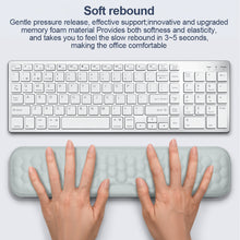 Load image into Gallery viewer, 1PC Slow Rebound Memory Cotton Ergonomic Mouse Pad With Massage Print Office Keyboard Silicone Wrist Rest