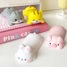 Load image into Gallery viewer, 1PC Creative Cute Decompression Mouse Keyboard Pad Girls Wrist Pad Office Desktop Ergonomic Wrist Rest Soft Resin Toy