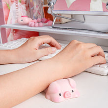 Load image into Gallery viewer, 1PC Creative Cute Decompression Mouse Keyboard Pad Girls Wrist Pad Office Desktop Ergonomic Wrist Rest Soft Resin Toy
