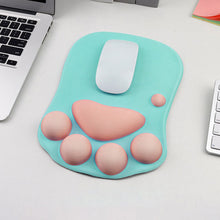 Load image into Gallery viewer, 1PC 3D Cat Paw Mouse Pad Creative Increase Thickened Silicone Wrist Brace Office Gaming Equipment