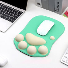 Load image into Gallery viewer, 1PC 3D Cat Paw Mouse Pad Creative Increase Thickened Silicone Wrist Brace Office Gaming Equipment