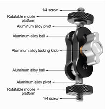 Load image into Gallery viewer, 1PC Universal Adjustment Magic Arm Pea-Clip Stand Fill Light Microphone Photography Equipment Tripod Accessories