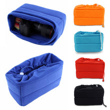 Load image into Gallery viewer, 1PC Velvet Single-Lens Reflex Camera Handle Bag Thickened Shock-Proof Dust-Proof Lens Inner Bag Professional Photography Storage Equipment