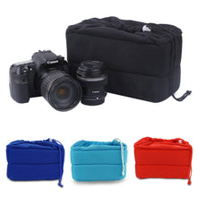 Load image into Gallery viewer, 1PC Velvet Single-Lens Reflex Camera Handle Bag Thickened Shock-Proof Dust-Proof Lens Inner Bag Professional Photography Storage Equipment