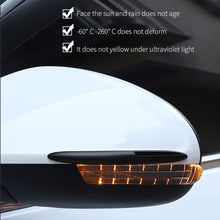 Load image into Gallery viewer, 2Pcs Car Door Rearview Mirror Protector Guard Edge Buffer Trim Molding Protection Strip Auto Scratch Protector Bars