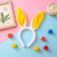 Load image into Gallery viewer, Lovely Cute Easter Hairband Kids Girls Rabbit Ear Headband Plush Hair Band with Sequin Party Decoration Supplies
