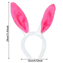 Load image into Gallery viewer, Lovely Cute Easter Hairband Kids Girls Rabbit Ear Headband Plush Hair Band with Sequin Party Decoration Supplies