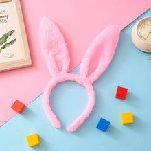 Load image into Gallery viewer, Lovely Cute Easter Hairband Kids Girls Rabbit Ear Headband Plush Hair Band with Sequin Party Decoration Supplies