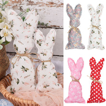 Load image into Gallery viewer, Easter Cloth Rabbit Decoration Ornaments Party Home Fabric Bunny Decoration Supplies Rabbit Gifts