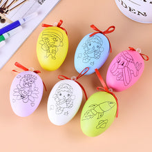 Load image into Gallery viewer, DIY Coloring Easter Egg Kids Watercolor Painting Egg Simulation Egg Toys Simulated Egg Ornaments