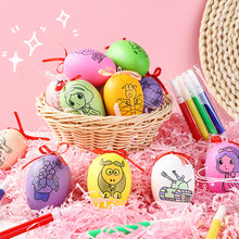Load image into Gallery viewer, DIY Coloring Easter Egg Kids Watercolor Painting Egg Simulation Egg Toys Simulated Egg Ornaments