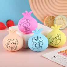 Load image into Gallery viewer, DIY Coloring Easter Egg Kids Watercolor Painting Egg Simulation Egg Toys Simulated Fruit Apple Peach Ornaments