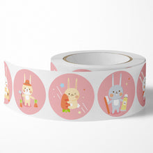 Load image into Gallery viewer, 500pcs/Roll Easter Bunny Egg Cartoon Decoration Roll Sticker Gifts Bag Sealing Adhesive Label Easter Day Holiday Happy Label