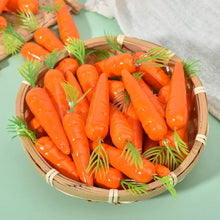 Load image into Gallery viewer, 10pcs Artificial Foam Carrot Ornament Easter Party Simulation Carrot Deoration Festival Home Ornament Photo Props