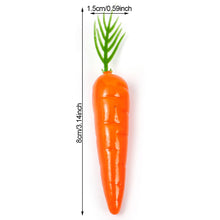 Load image into Gallery viewer, 10pcs Artificial Foam Carrot Ornament Easter Party Simulation Carrot Deoration Festival Home Ornament Photo Props