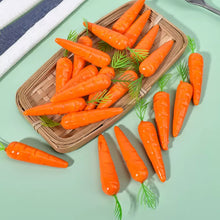 Load image into Gallery viewer, 10pcs Artificial Foam Carrot Ornament Easter Party Simulation Carrot Deoration Festival Home Ornament Photo Props