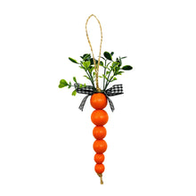 Load image into Gallery viewer, 6pcs Easter Wooden Bead Carrot Decoration Ornaments Festival Home Artificial Plants Ornament Photo Props