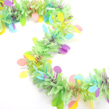 Load image into Gallery viewer, 2M Spring Easter Garlands Banner Stripe Tinsel Easter Eggs Wreaths Easter Decoration for Home Party Hanging Ornaments