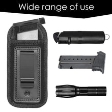 Load image into Gallery viewer, Nylon Tactical Magazine Pouch Holster Pistol 9mm Concealed Carry Mag Case with Clip Handgun Mag Pouch for Glock 19 21 Beretta 92