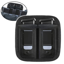 Load image into Gallery viewer, Nylon Tactical Double Magazine Pouch Holster Pistol 9mm Concealed Carry Mag Case IWB Belt Clip Holster for Glock 19 21 Beretta 92