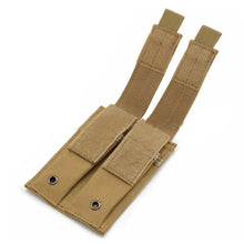 Load image into Gallery viewer, Double Pistol Mag Pouch Molle Tactical Single Double Stack Magazine Pouch for 9mm/.40 Calibers Gl 17 S&W M&P Sig 226 / 229 1911