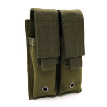 Load image into Gallery viewer, Double Pistol Mag Pouch Molle Tactical Single Double Stack Magazine Pouch for 9mm/.40 Calibers Gl 17 S&W M&P Sig 226 / 229 1911
