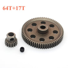 Load image into Gallery viewer, HSP Steel Metal Spur Differential Main Gear Steel Gear 17T/21T/26T/29T/64T Pinion Gear for 94103/94103pro/94107/94111/9411pro/94170/94170pro