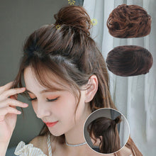 Load image into Gallery viewer, Wig Bun Head Grabbing Clip Flower Bud Head Half Bun Bride Hair Accessories Fluffy Natural Hair Curler Female Hair Curling Device