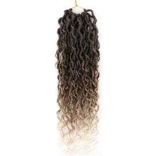 Load image into Gallery viewer, Chemical Fiber Crochet Hair Braiding Crochet Hair Synthetic Pre-Separated Springy Afro Twist Hair for Butterfly Braids Wig Piece