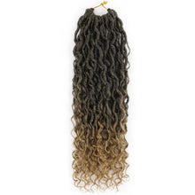 Load image into Gallery viewer, Chemical Fiber Crochet Hair Braiding Crochet Hair Synthetic Pre-Separated Springy Afro Twist Hair for Butterfly Braids Wig Piece