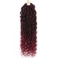 Load image into Gallery viewer, Chemical Fiber Crochet Hair Braiding Crochet Hair Synthetic Pre-Separated Springy Afro Twist Hair for Butterfly Braids Wig Piece