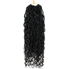 Load image into Gallery viewer, Chemical Fiber Crochet Hair Braiding Crochet Hair Synthetic Pre-Separated Springy Afro Twist Hair for Butterfly Braids Wig Piece