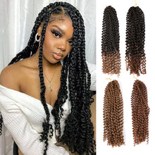 Load image into Gallery viewer, Fashion African Synthetic Braid Wig Dirty Braid Wig Synthetic Curly Crochet Hair Wig Women False Hair Piece
